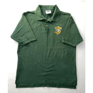 Vintage 1997 Green Bay Packers Super Bowl XXXI Button Up Coaches Polo Sz XL RARE